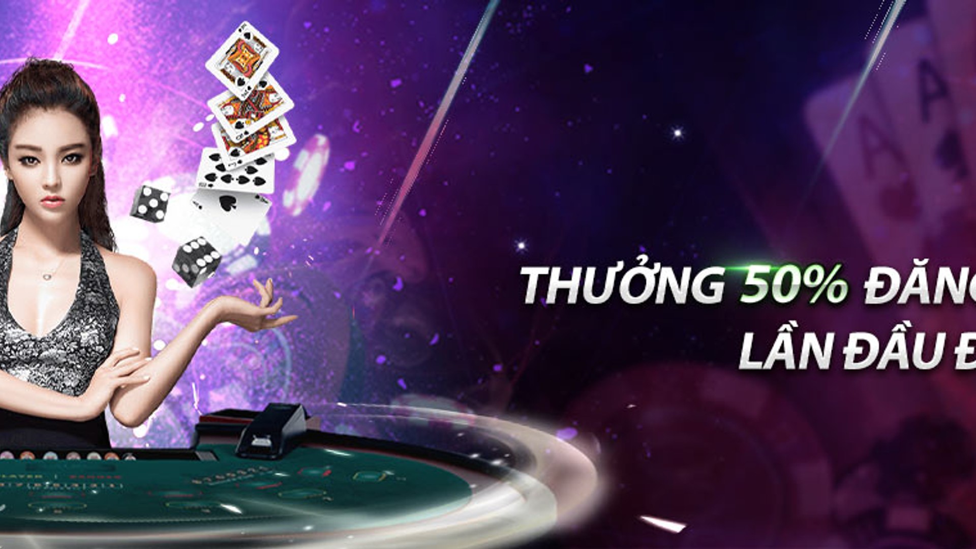 Bàn Baccarat sang trọng tại Onbet2