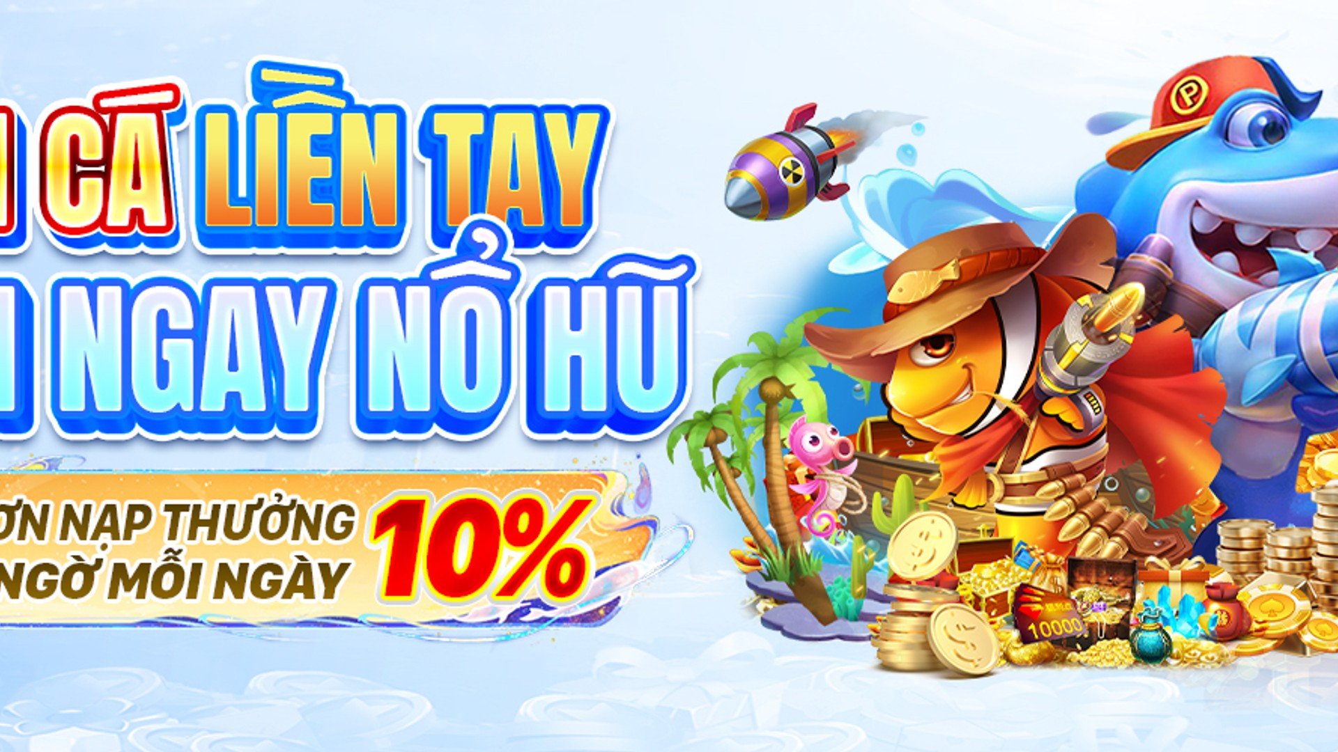 Hình ảnh game bắn cá onbet2 với đại dương sâu thẳm và những chú cá vàng lung linh.